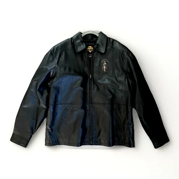 75th Academy Awards Crew Promo Leather Jacket 2003 Oscars Hollywood Memorabilia - Picture 2 of 8